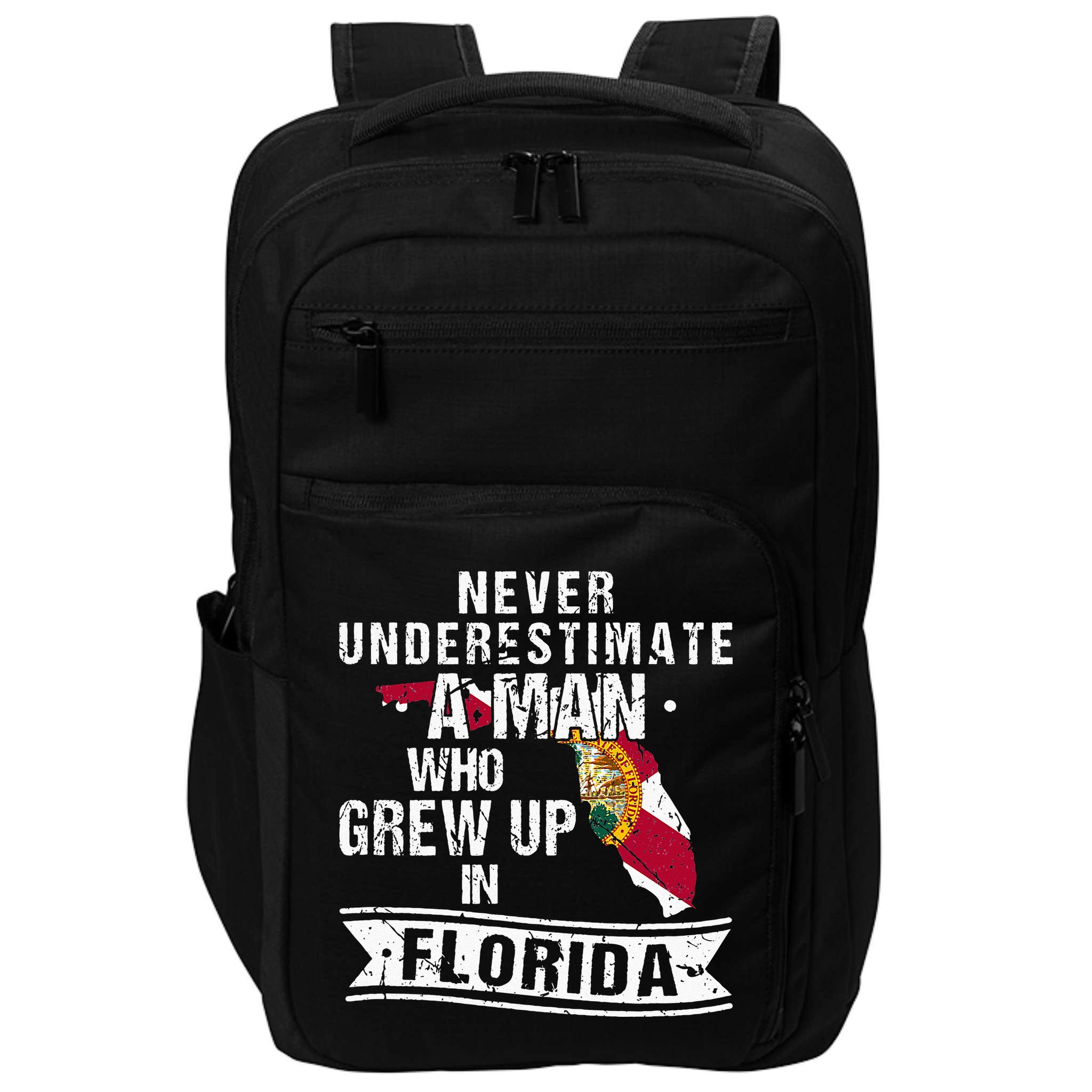 Flo Grown Design For Men Native Florida Impact Tech Backpack