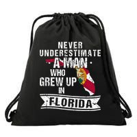 Flo Grown Design For Men Native Florida Drawstring Bag