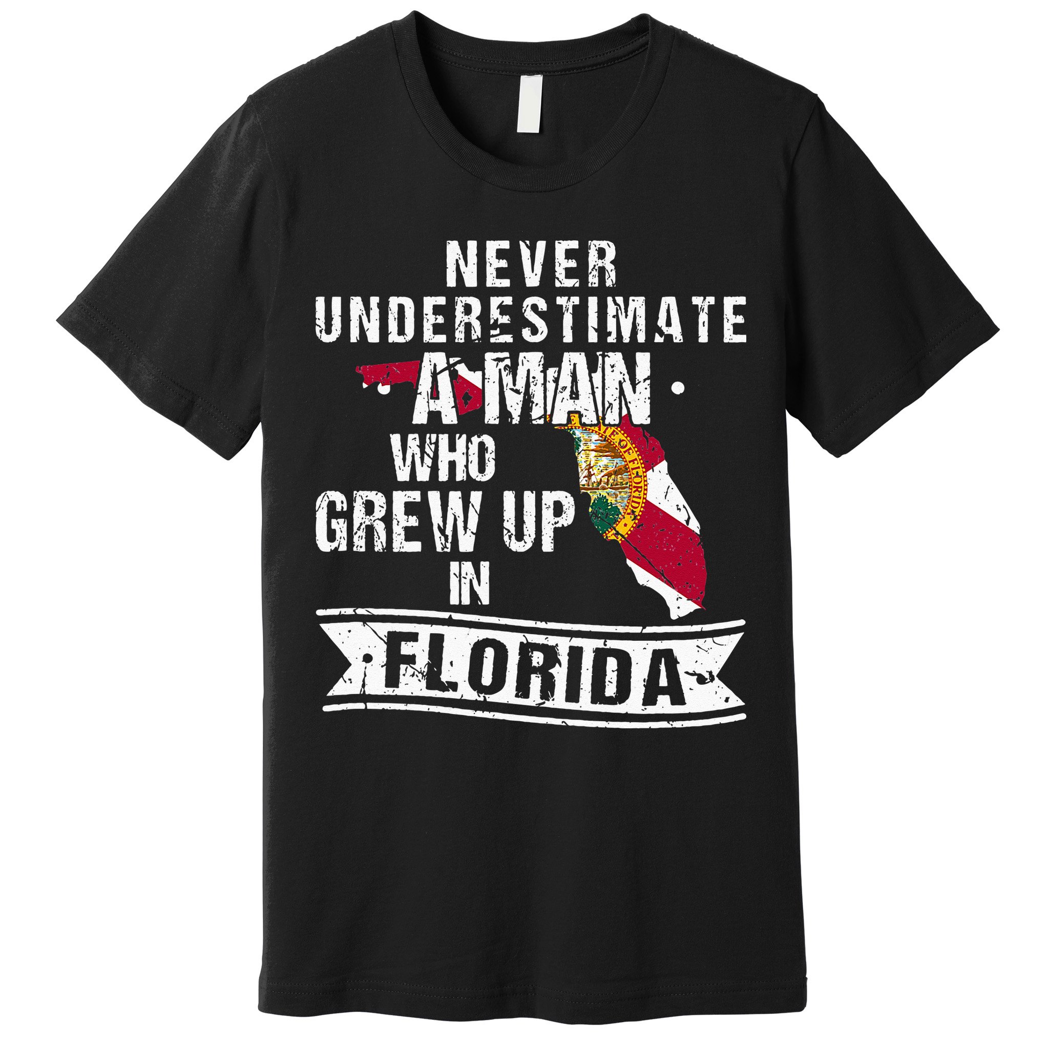 Flo Grown Design For Men Native Florida Premium T-Shirt