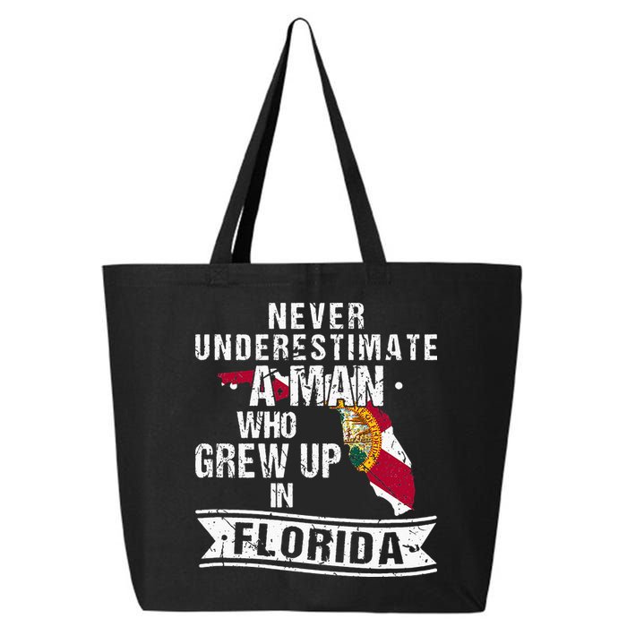 Flo Grown Design For Men Native Florida 25L Jumbo Tote