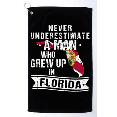 Flo Grown Design For Men Native Florida Golf Towel