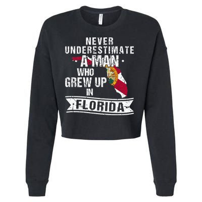 Flo Grown Design For Men Native Florida Cropped Pullover Crew