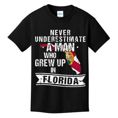 Flo Grown Design For Men Native Florida Kids T-Shirt
