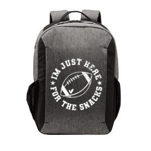 Football Game Day Im Just Here For The Snacks Vector Backpack