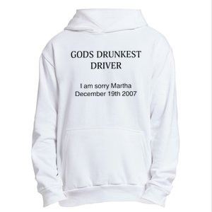 Funny GodS Drunkest Driver I Am Sorry M.Ar.Tha December 19th 2007 Gift Urban Pullover Hoodie