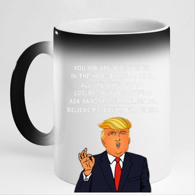 Funny Great Dad Donald Trump FatherS Day 11oz Black Color Changing Mug