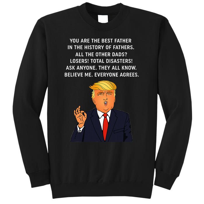 Funny Great Dad Donald Trump FatherS Day Sweatshirt