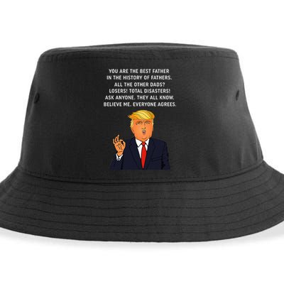 Funny Great Dad Donald Trump FatherS Day Sustainable Bucket Hat