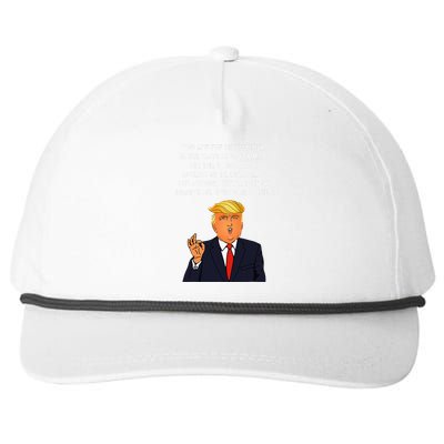 Funny Great Dad Donald Trump FatherS Day Snapback Five-Panel Rope Hat