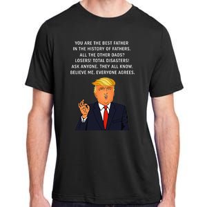 Funny Great Dad Donald Trump FatherS Day Adult ChromaSoft Performance T-Shirt