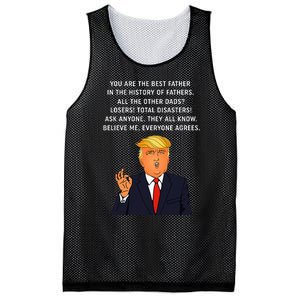 Funny Great Dad Donald Trump FatherS Day Mesh Reversible Basketball Jersey Tank