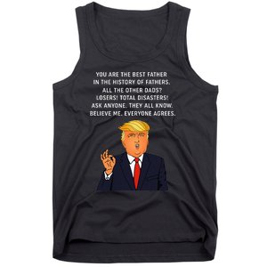 Funny Great Dad Donald Trump FatherS Day Tank Top