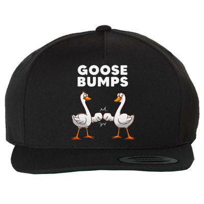 Funny Goose Design For  Geese Duck Animal Lovers Wool Snapback Cap