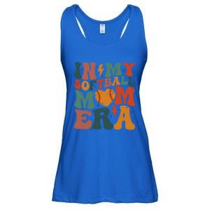 Funny Game Day Softball Lover Retro In My Softball Mom Era Gift Ladies Essential Flowy Tank