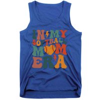 Funny Game Day Softball Lover Retro In My Softball Mom Era Gift Tank Top