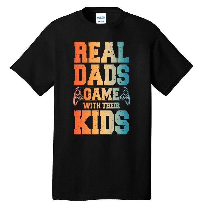 Funny Gamer Dad Art For Gaming Dad Daddy Game Lover Tall T-Shirt