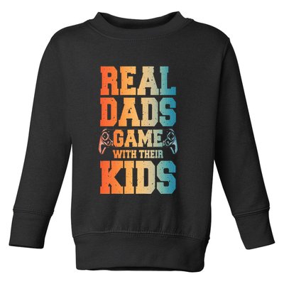 Funny Gamer Dad Art For Gaming Dad Daddy Game Lover Toddler Sweatshirt