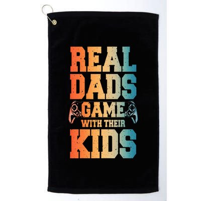 Funny Gamer Dad Art For Gaming Dad Daddy Game Lover Golf Towel