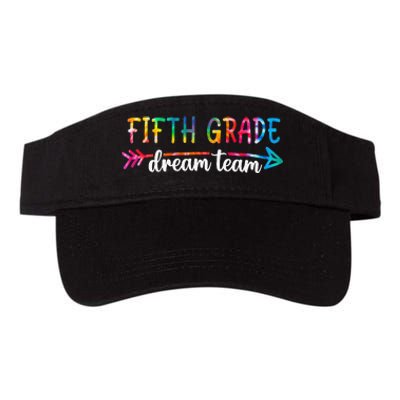 Fifth Grade Dream Team Teacher Back To School Gifts Valucap Bio-Washed Visor