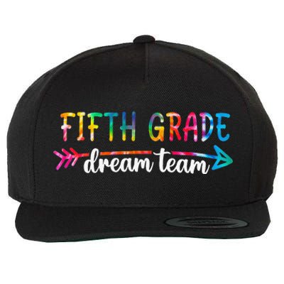 Fifth Grade Dream Team Teacher Back To School Gifts Wool Snapback Cap