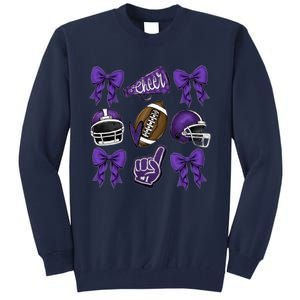 Football Game Day Sports Mom Team Spirit Sports Mom Tall Sweatshirt