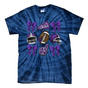 Football Game Day Sports Mom Team Spirit Sports Mom Tie-Dye T-Shirt