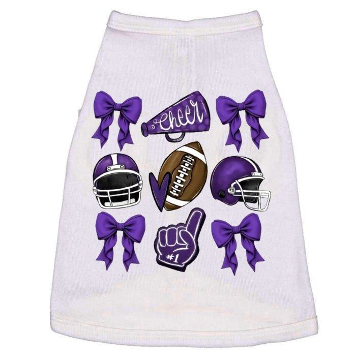 Football Game Day Sports Mom Team Spirit Sports Mom Doggie Tank