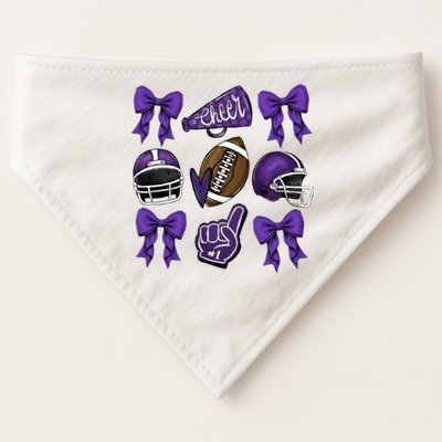 Football Game Day Sports Mom Team Spirit Sports Mom USA-Made Doggie Bandana