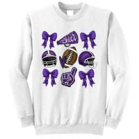 Football Game Day Sports Mom Team Spirit Sports Mom Sweatshirt