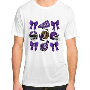 Football Game Day Sports Mom Team Spirit Sports Mom Adult ChromaSoft Performance T-Shirt