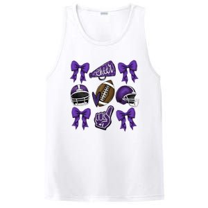 Football Game Day Sports Mom Team Spirit Sports Mom PosiCharge Competitor Tank