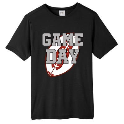 Funny Game Day Football Player American Football Tall Fusion ChromaSoft Performance T-Shirt