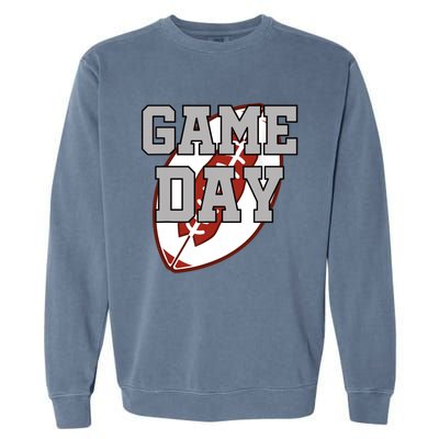 Funny Game Day Football Player American Football Garment-Dyed Sweatshirt