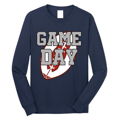 Funny Game Day Football Player American Football Long Sleeve Shirt