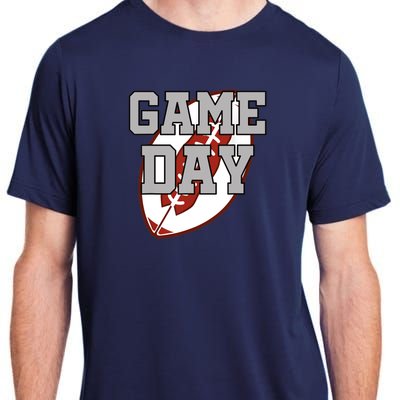 Funny Game Day Football Player American Football Adult ChromaSoft Performance T-Shirt