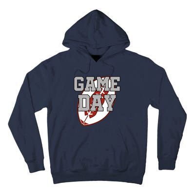 Funny Game Day Football Player American Football Tall Hoodie