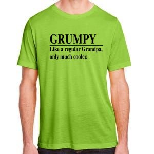 Funny Grumpy Definitions FatherS Day Grumpy Gift Adult ChromaSoft Performance T-Shirt