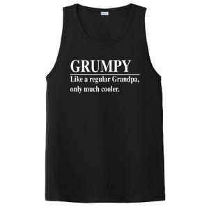 Funny Grumpy Definitions FatherS Day Grumpy Gift PosiCharge Competitor Tank