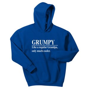 Funny Grumpy Definitions FatherS Day Grumpy Gift Kids Hoodie