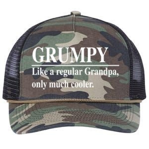 Funny Grumpy Definitions FatherS Day Grumpy Gift Retro Rope Trucker Hat Cap