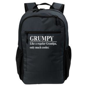 Funny Grumpy Definitions FatherS Day Grumpy Gift Daily Commute Backpack