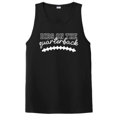 Football Girlfriend Dibs On The Quarterback PosiCharge Competitor Tank