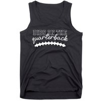 Football Girlfriend Dibs On The Quarterback Tank Top