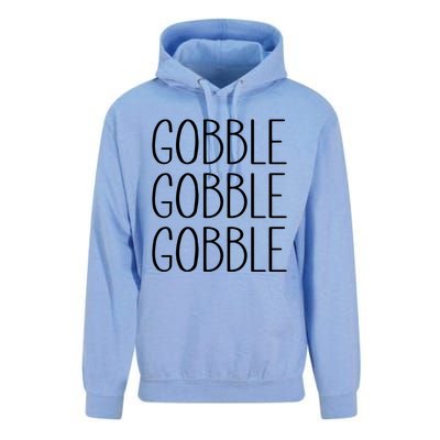 Funny Gobble Design Ll In Feast Mode On Thanksgiving Gift Unisex Surf Hoodie