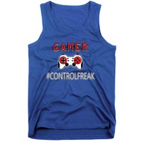 Funny Gamer Design Control Freak For Gaming Fans Video Game Gift Tank Top