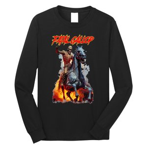 Fatal Gallop Diabolic Fear Black Horror Evil Monster Terror Long Sleeve Shirt