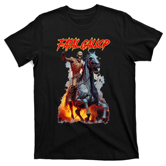 Fatal Gallop Diabolic Fear Black Horror Evil Monster Terror T-Shirt