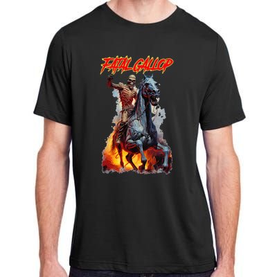 Fatal Gallop Diabolic Fear Black Horror Evil Monster Terror Adult ChromaSoft Performance T-Shirt