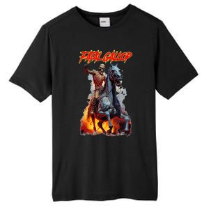 Fatal Gallop Diabolic Fear Black Horror Evil Monster Terror Tall Fusion ChromaSoft Performance T-Shirt