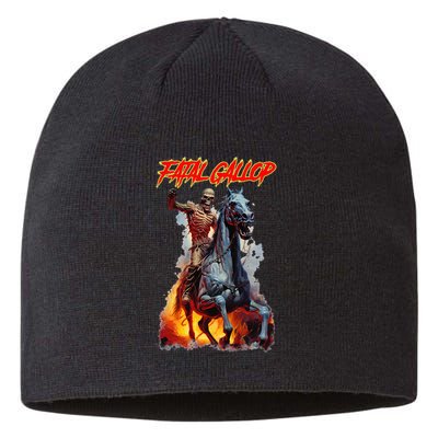 Fatal Gallop Diabolic Fear Black Horror Evil Monster Terror Sustainable Beanie